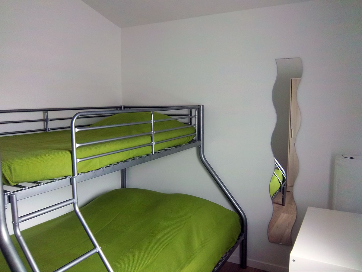 Chambre du gîte La Légende Continue