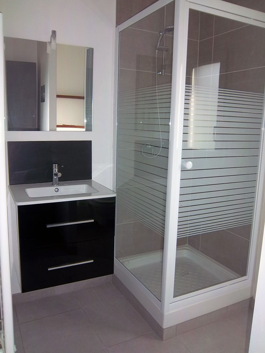 Salle de bain du gîte La Légende Continue