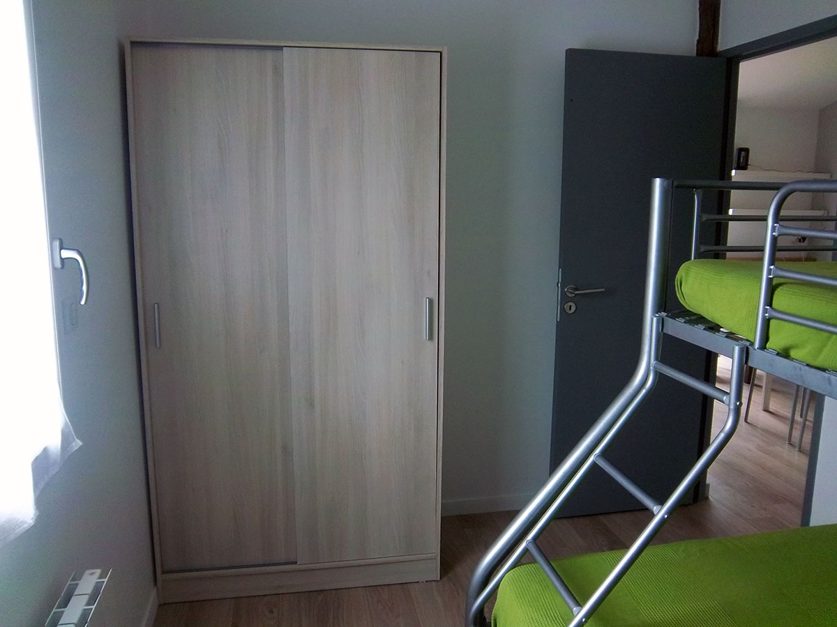 Chambre du gîte La Légende Continue