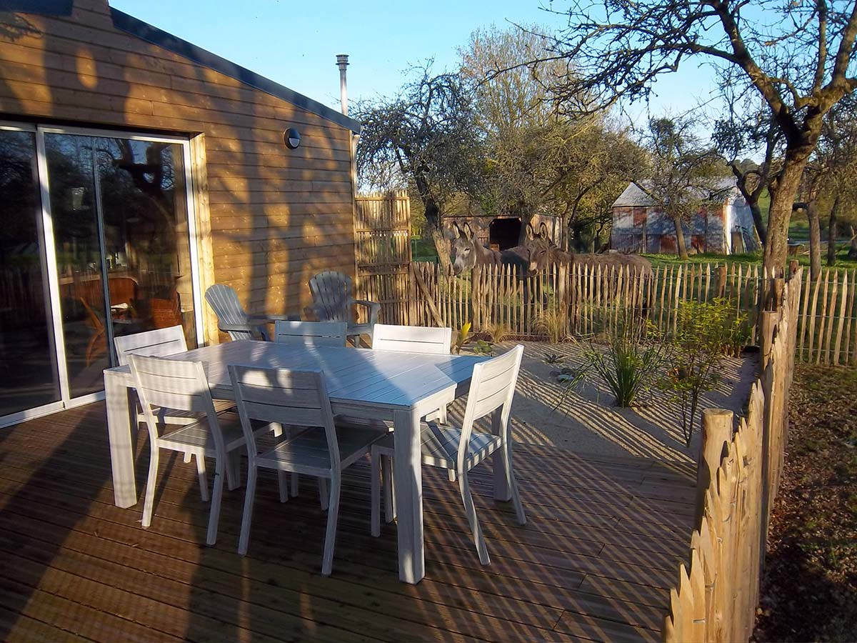 La terrasse du gîte La Fin D’une Légende